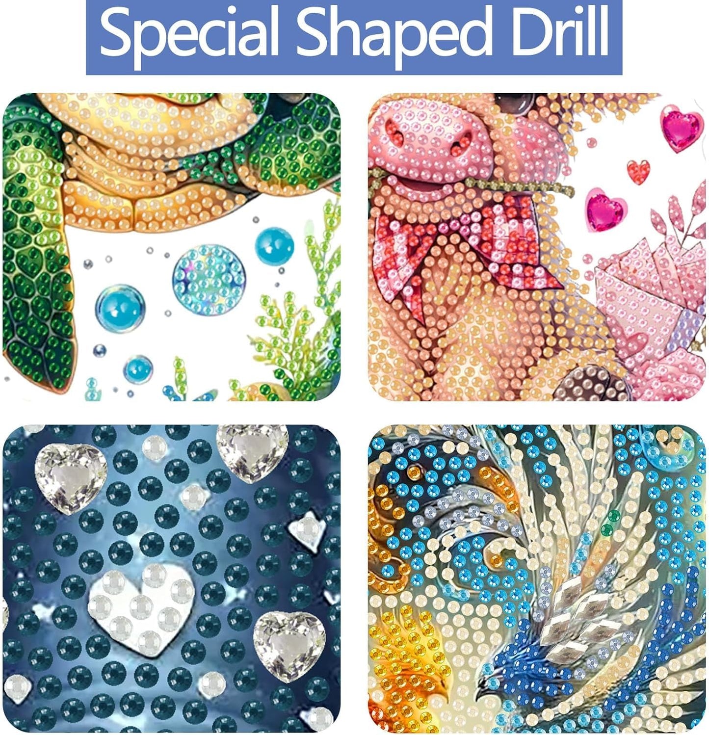 AIBOERL Diamond Art Hanging Kit for Adult,Special Shaped Rhinestone,Double Sided 5D DIY Acrylic Diamond Art Painting Window Pendants Home Garden Wall Hanging Kits Hanging Ornament (3 Pack Halloween)