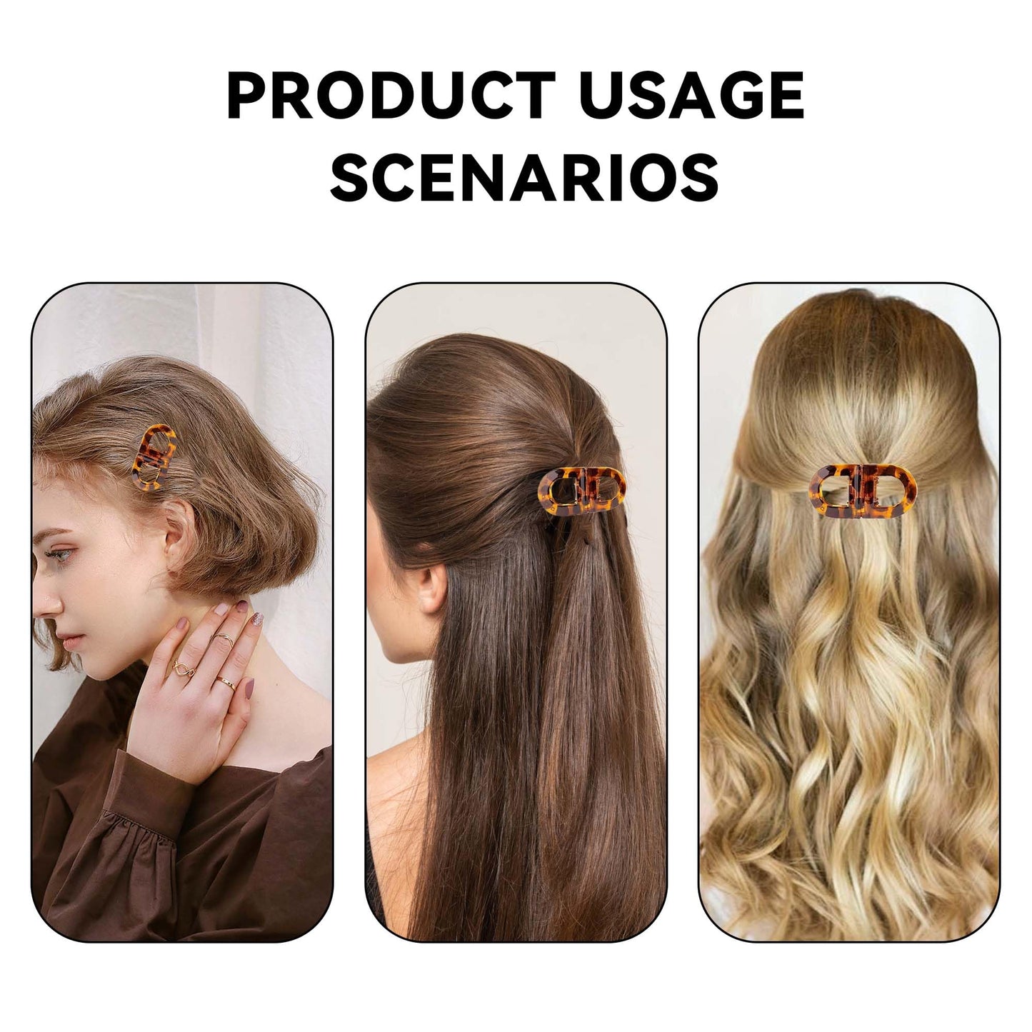 Upgrade Magnetic Hair Clips,Strong Hold Magnetic Styling Clips,Suitable for various hair types and everyday styling (B)