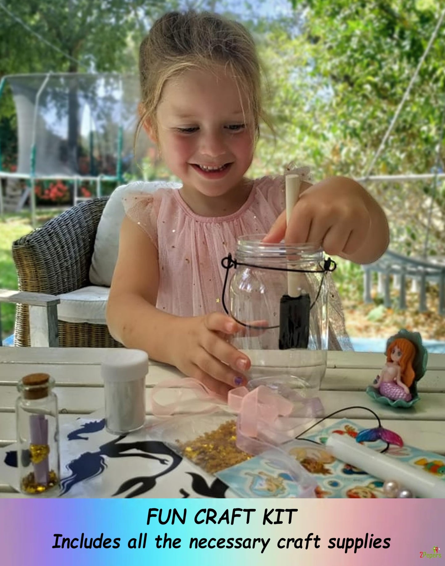 Make Your Own Unicorn & Fairy Lantern Jar Night light Arts and Crafts for Kids, Best Birthday Gifts for Girls Ages 3 4 5 6 7 8 9 10 11 12 Years old, DIY Unicorn Gift & Fairy Craft Kit for Little Girls