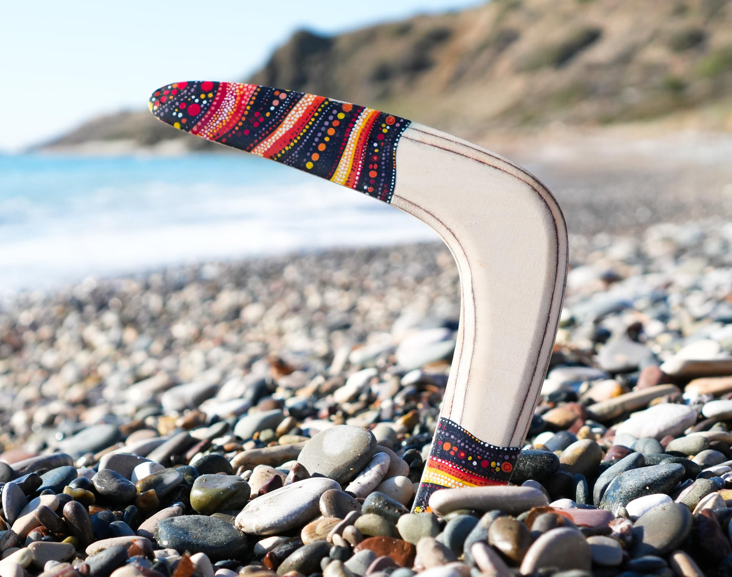 Wooden Boomerang That Comes Back – Beginner-Friendly Outdoor Sport – Durable Wood Boomerang for Adults & Kids, 11.6 Inch, 50-65 ft Flight Range (Model: 2W-mini)