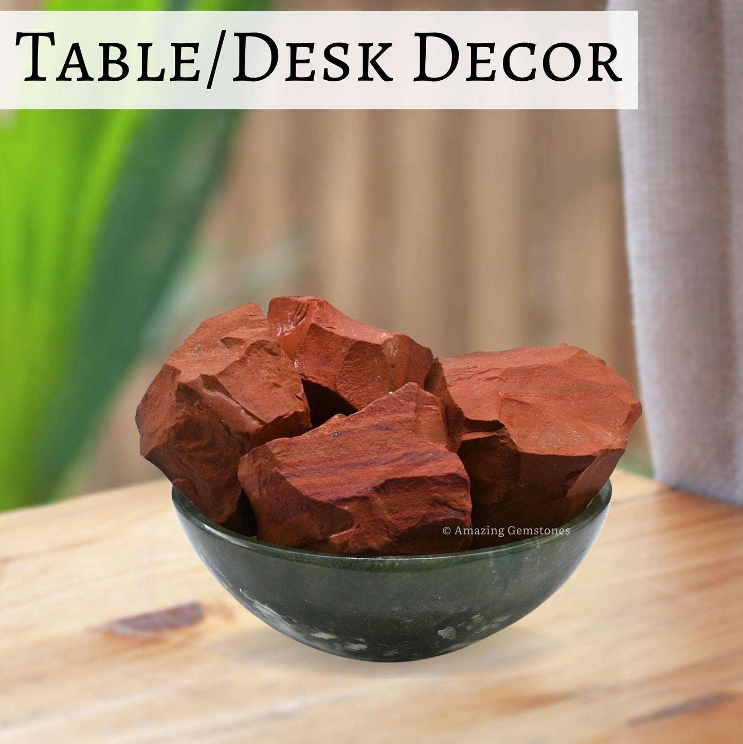 Amazing Gemstone Red Jasper Raw Crystals and Healing Stones, Natural Rocks For Tumbling - DIY Raw Stones And Crystals (1 Piece)