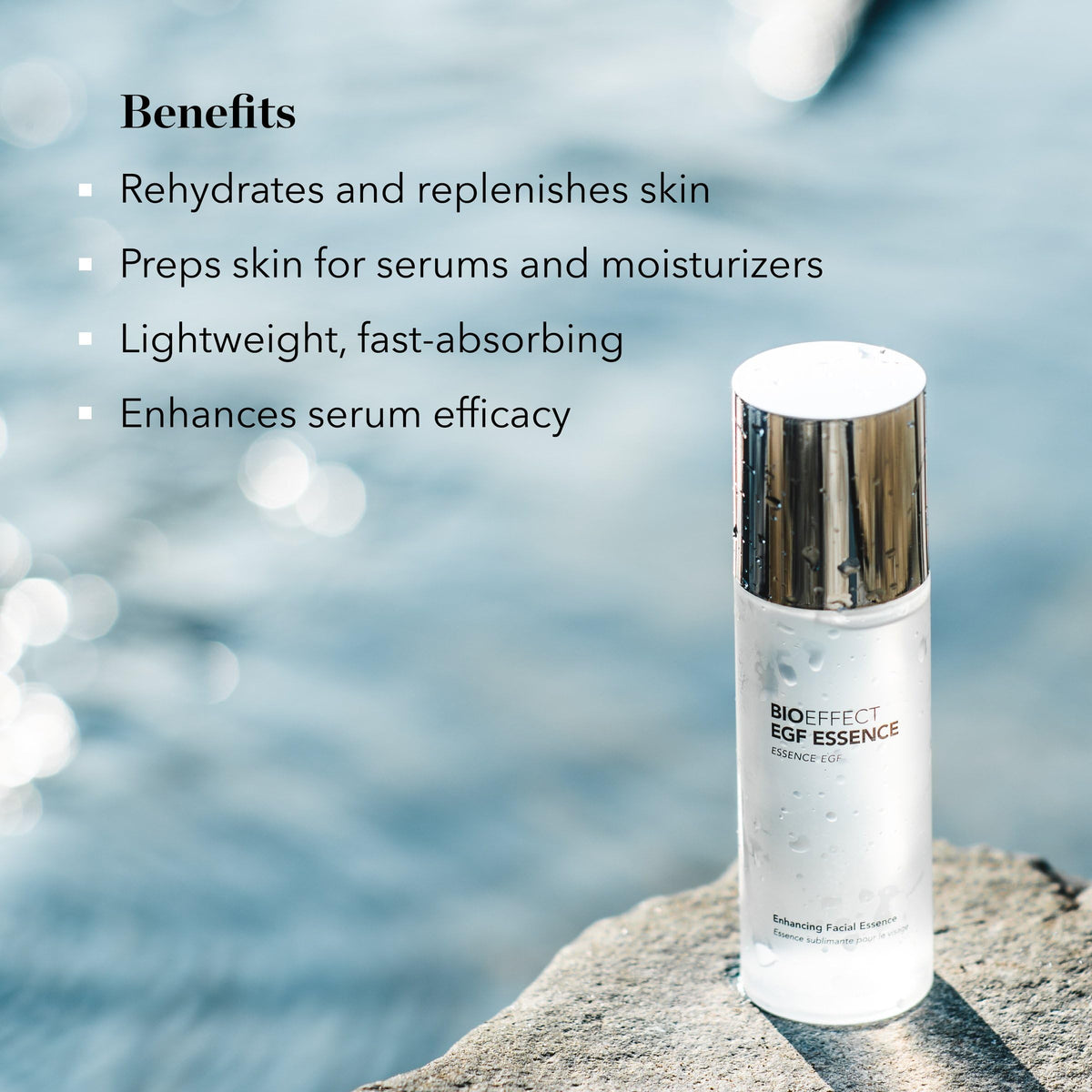 BIOEFFECT EGF Essence Toner Facial Skin Care, Hydrating Icelandic Beauty Water to Prime Skin with Minerals, Glycerin and Plant Based Growth Factor Proven to Deliver Anti-Aging Results