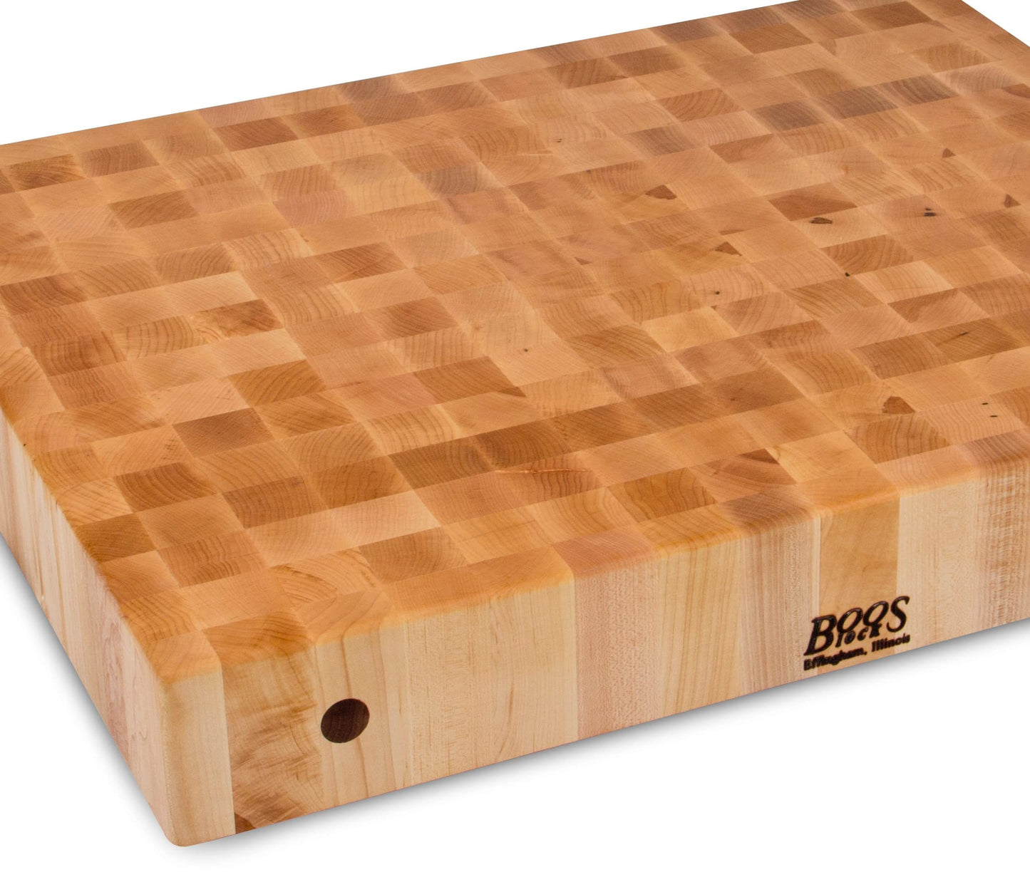 John Boos Block CCB3024 Classic Collection Maple Wood End Grain Chopping Block, 30 Inches x 24 Inches x 4 Inches