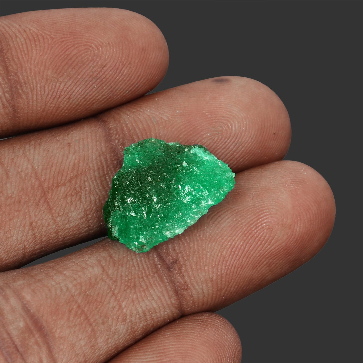GEMHUB 46 Carat Natural Rough Green Emerald Gemstones for Jewelry Making EGL Certified Beryl Crystals and Healing Stones