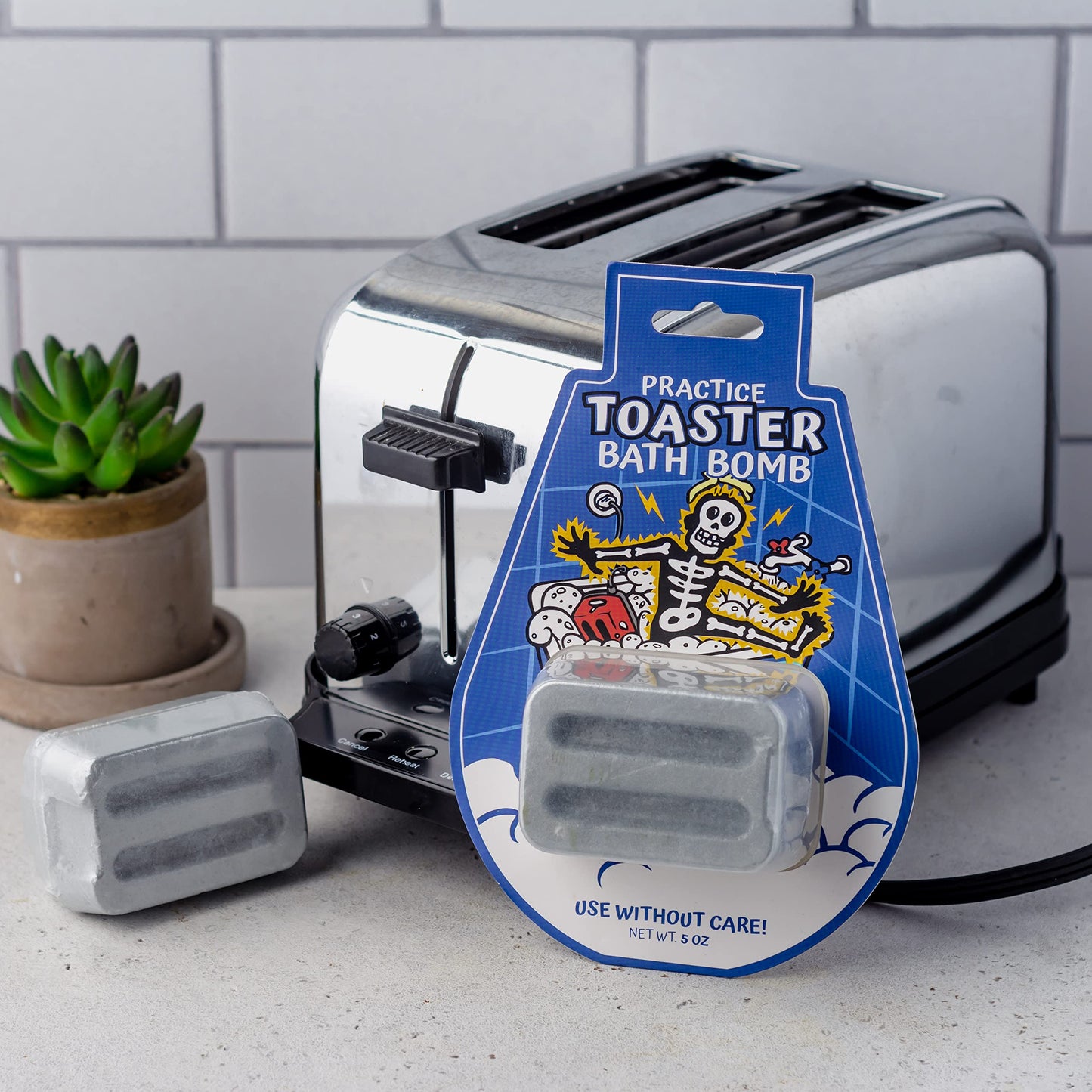 Toaster Bath Bomb – Funny Gag Gift for Adults, Hilarious Office Prank, White Elephant, Secret Santa, Stocking Stuffer for Men, Women, Teens, and Coworkers