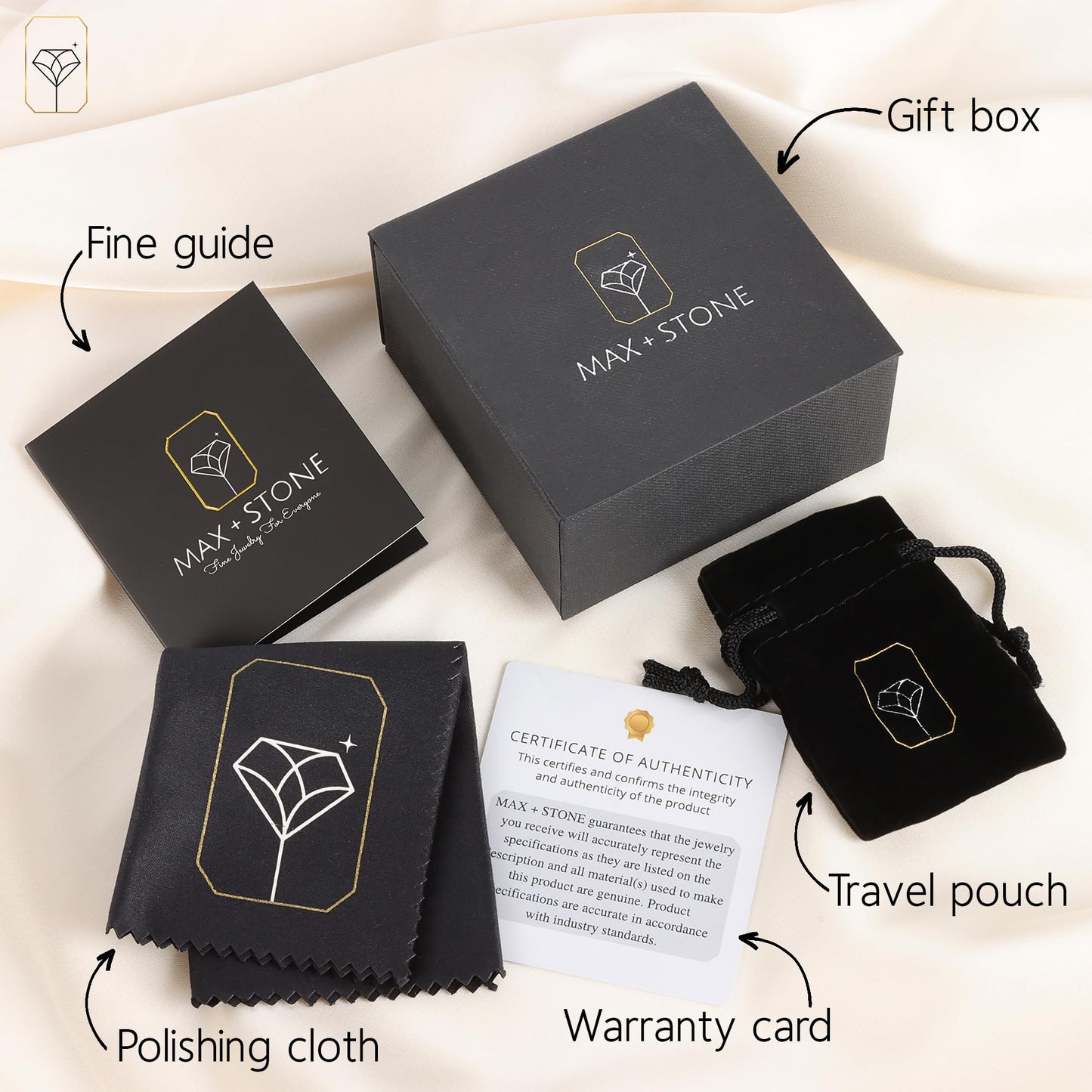 MAX + STONE 14k Gold Leverback Cubic Zirconia Dangle Earrings for Women | Real Yellow Gold Dangle Earrings | 2 CT.TW 14k Gold Earrings for Women | CZ Cubic Zirconia Drop Earrings