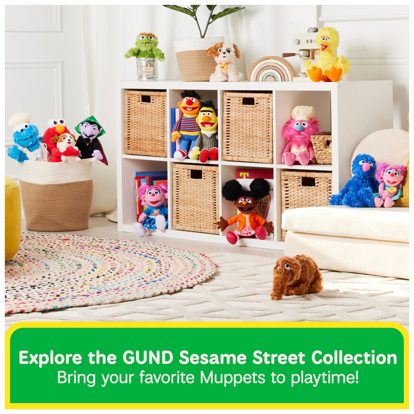 GUND Sesame Street Official Oh So Snuggly Elmo Plush, Plush Muppet, Sensory Toy, Sesame Street Stuffed Animals for Babies and Infants, Red, 12.5”