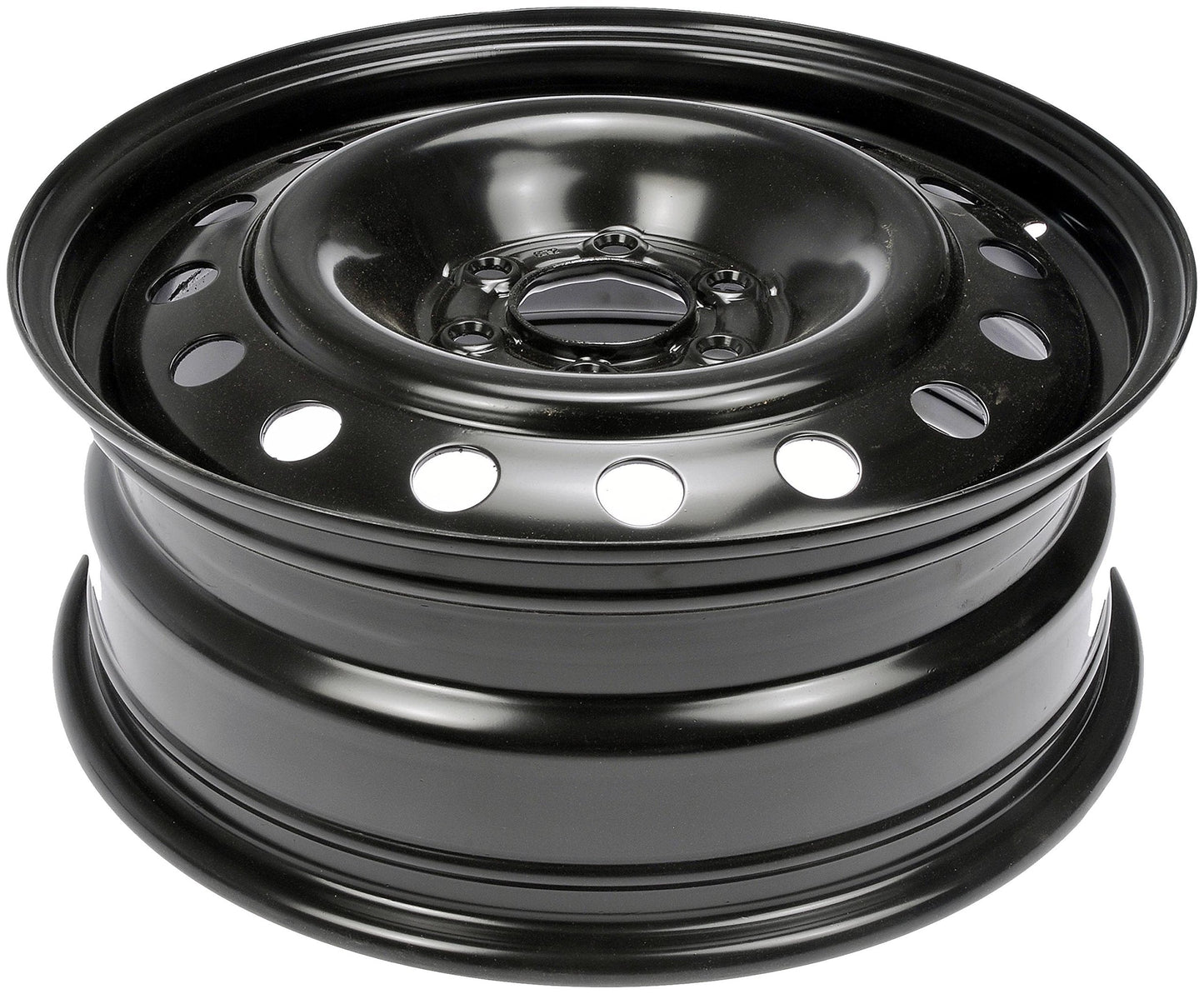 Dorman 939-185 17 x 6.5 In. Steel Wheel Compatible with Select Models, Black