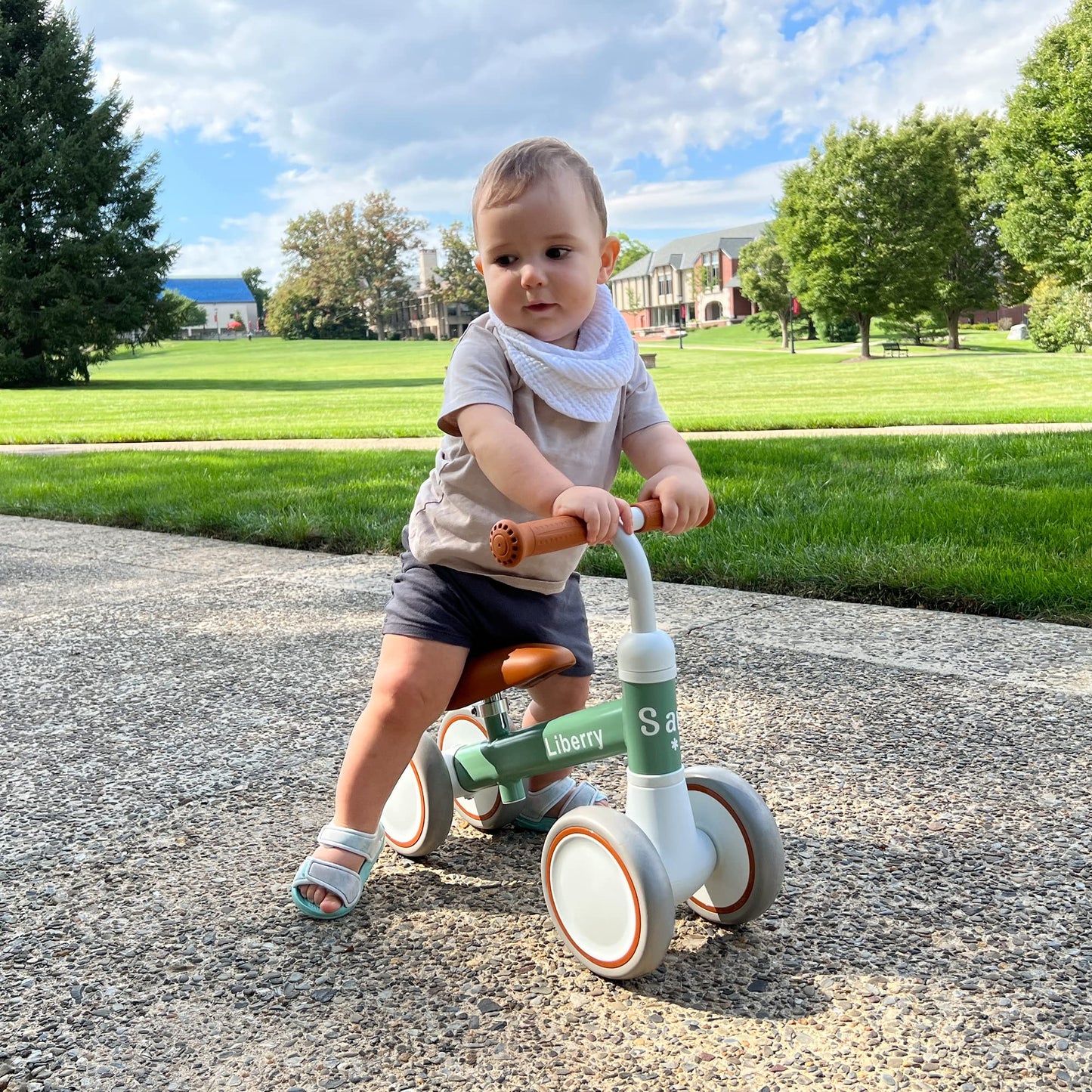 Liberry Baby Balance Bike with Adjustable Seat, Toddler First Ride-On Toy for 1-2 Year Old, Boys Girls Birthday Gift