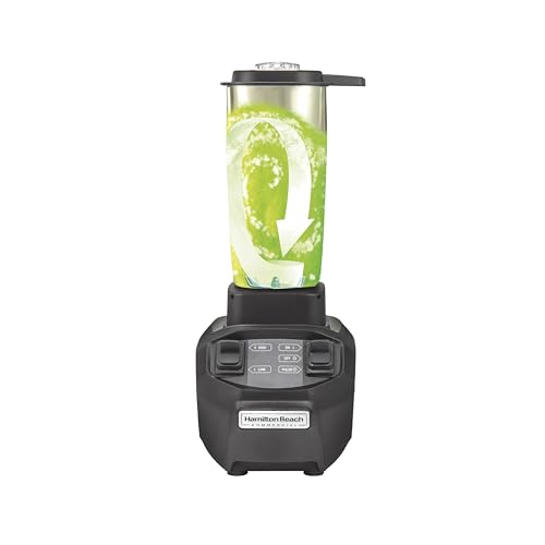 Hamilton Beach Commercial HBB255S Rio Stainless-Steel Bar Blender, 1.6 Horsepower, 32 Ounce Capacity, NSF Certified