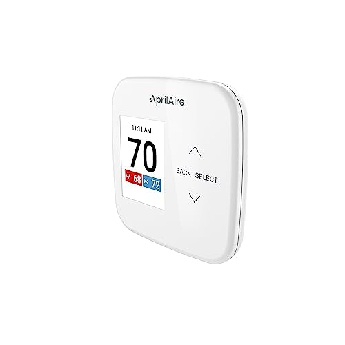 AprilAire S86WMUPR Wi-Fi Programmable Thermostat, Multi-Stage Universal with IAQ Control, 2H/2C Heat/Cool Stages or 4H/2C Heat Pump Stages