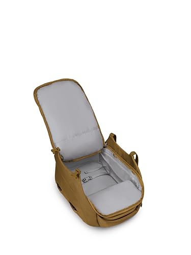 Osprey Sojourn Porter 30L Travel Backpack - Carry-On Compliant Luggage with StraightJacket Compression and Padded Laptop Sleeve - Durable Pack for International or Urban Travel, Brindle Brown