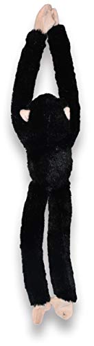 Wild Republic Chimpanzee Plush, Monkey Stuffed Animal, Plush Toy, Gifts for Kids, Hanging 20 Inches , Black