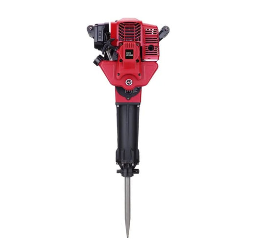 Two Stroke Demolition Jack Hammer Concrete Breaker Drill with Point and Flat Chisel