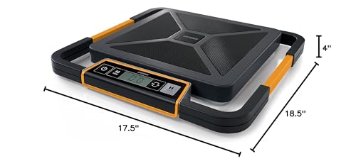 DYMO S400 Digital USB Shipping Scale, 400-Pound Capacity - Portable, Precise, Weigh Heavy and Bulky Packages