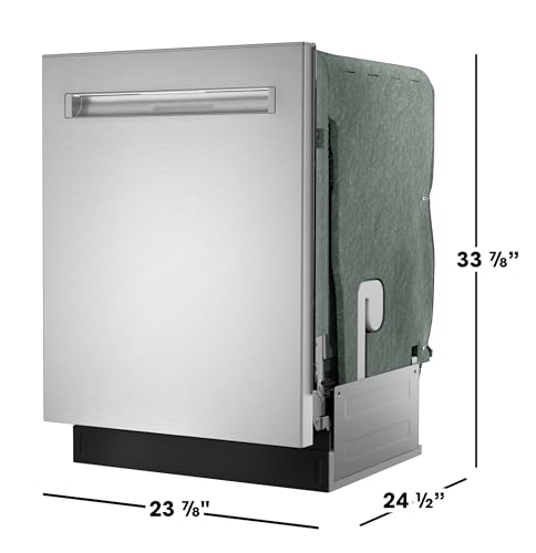 Sharp SDW6888JS 42 dBA Stainless Fully Integrated Built-in Smart Dishwasher