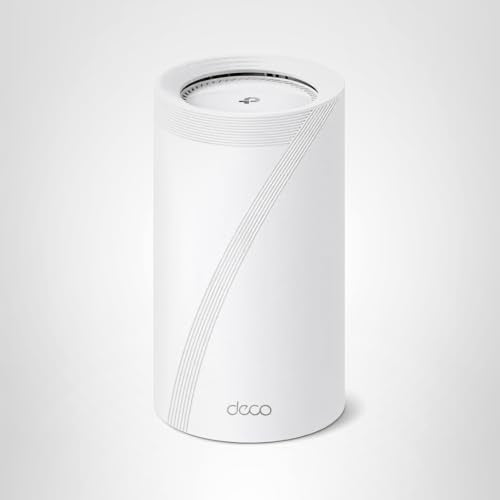 TP-Link Deco 7 Elite BE95 Quad-Band WiFi 7 BE33000 Whole Home Mesh System - 16-Stream, 2X 10G + 2X 2.5G Ports Wired Backhaul, 12x High-Gain Antennas, VPN, AI-Roaming, 4x4 MU-MIMO, HomeShield (1-Pack)