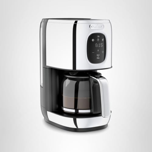 All-Clad, Majestuo Stainless Steel Coffee Maker, Keep Warm Function, 1000 Watts, Programmable Timer, Removable Water Tank, Silver