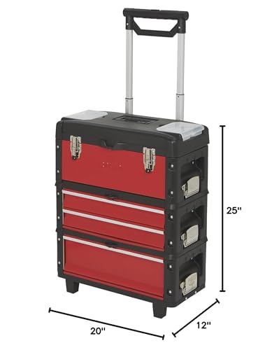Ironton 20in. Toolbox Storage System - 20in.W x 12in.D x 25in.H