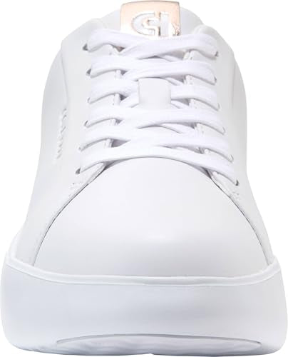 Cole Haan Women's Grand Crosscourt Joy Platform Sneakers, Optic White/Rose Gold, 8-C US