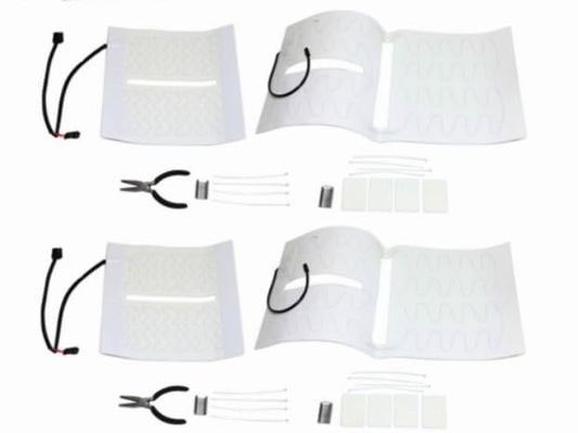 Zieichy 2 Set Seat Heater Pad, 4Pcs Seat Heat Pad Compatible with 2003-2007 Chevy GMC Pickup Truck SUV,15193975,641106,641105,88940288,88940289