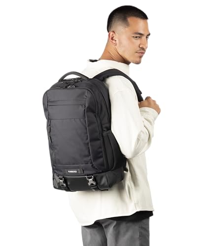 Timbuk2 Authority Laptop Backpack Deluxe, Eco Black Deluxe