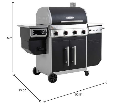 Lifetime Gas Grill and Wood Pellet Smoker Combo
