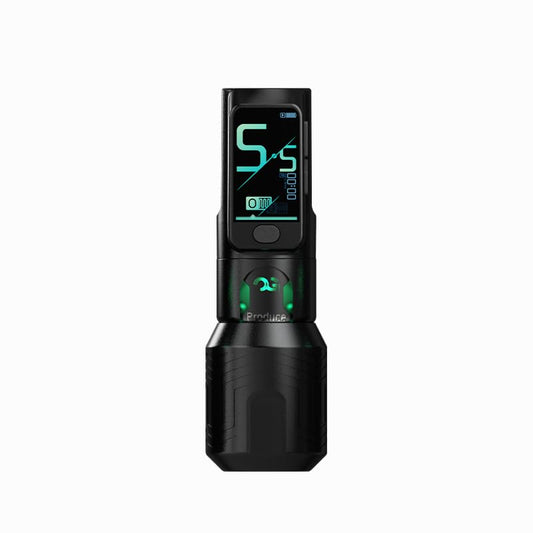 OG PRODUCE Fury II Wireless Tattoo Machine Pen,Tatto Gun Pen with Smart Screen Display,Tattoo Pen with 2300mAH Motor Power Reliable for All Kinds of Needles with 3 Grips