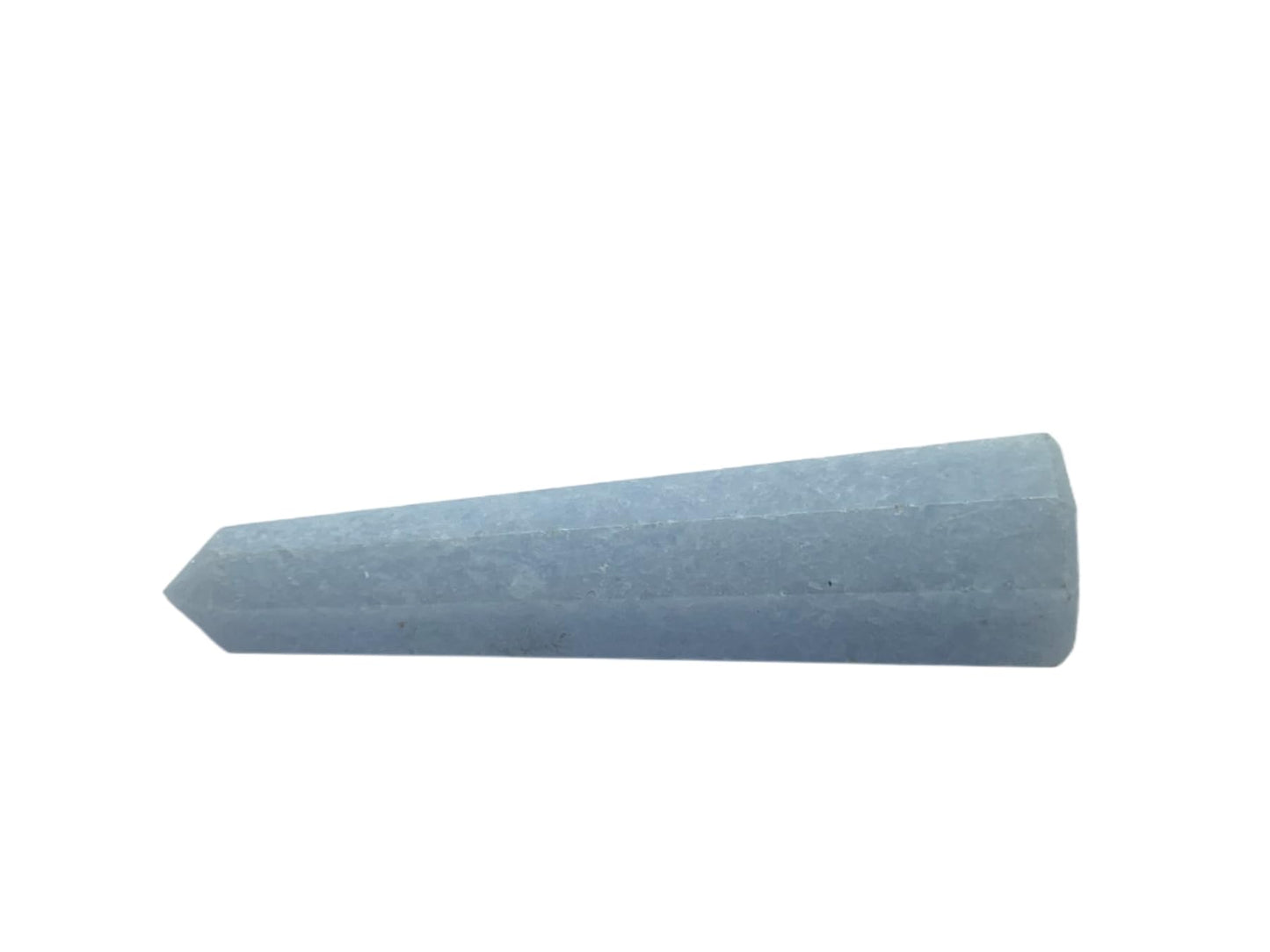 Blue Calcite 3 Inch Gemstones Obelisk Tower Jumbo Facet Aura Rock Crystal Natural Polished Earth Wand Spirit