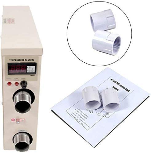 220V 240V 18KW Electric Pool Water Heater for Above Ground Inground Pool,Upgrade Portable SPA Water Bath Heater Thermostat Swimming Pool Thermostat Heater Pump