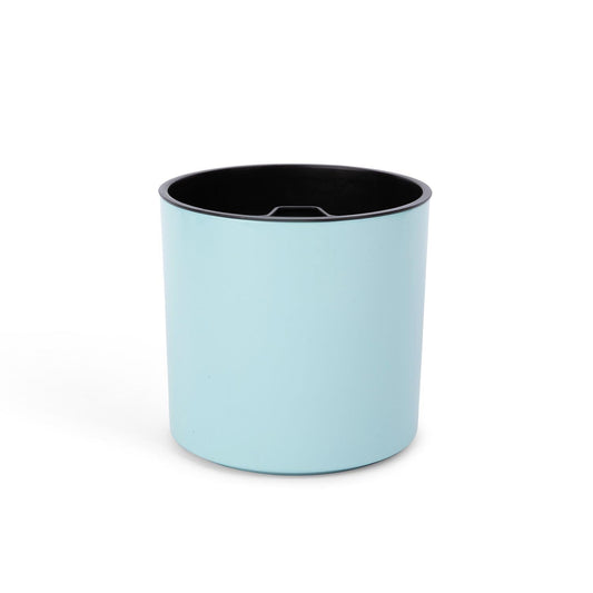 rePotme 8 inch Self Watering Plant Pot for Indoor Plants, African Violets, Succulents, The Aqua Core Collection (Ocean Blue)