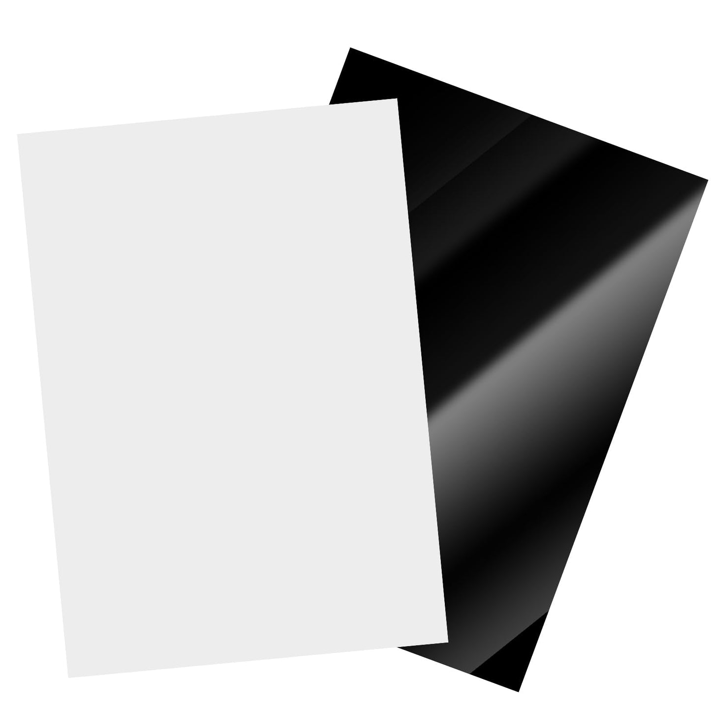 TAICHEUT 100 Sheets A4 Metallic Paper Black Cardstock, 250gsm Foil Mirror Card Stock, Shimmering Cardstock, Glitter Metallic Paper for DIY Craft, Weddings, Invitations, Graduations