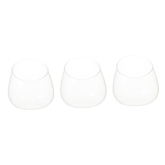 VINTORKY 3pcs Glass Terrarium Plant Display Bottle Succulent Vase for Home Decor Creative Eco-Friendly Micro Landscape Container for Plants and Decorative Accents