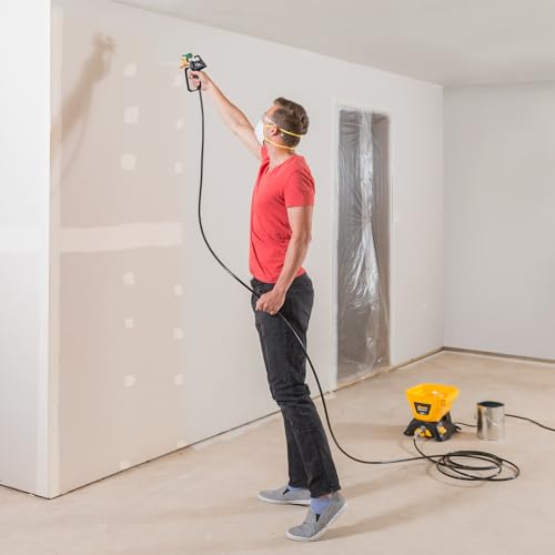Wagner Spraytech 2435698 Control Pro 130 Paint Sprayer with T2 Gun, High Efficiency Airless Sprayer with Low Overspray, Yellow