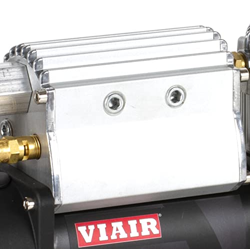 VIAIR TLC PRO Heavy-Duty Air Compressor - 150 PSI Portable Tire Inflator with 1/4 Gallon Air Tank - Includes Presta Valve Chuck & Shop-Style Inflation Gun - For Tubeless Bike Tire Setup