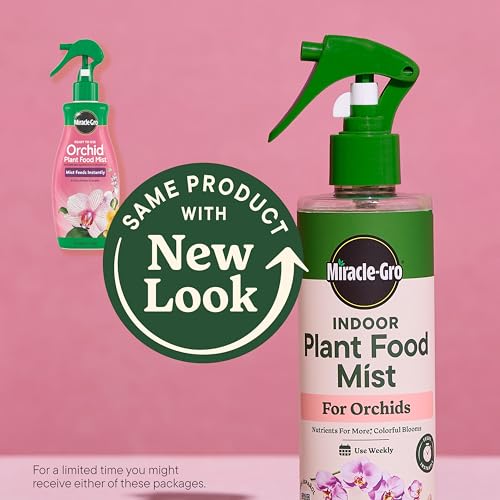 Miracle-Gro Indoor Plant Food Mist for Orchids, Orchid Plant Food, 8 fl. oz., 2-Pack