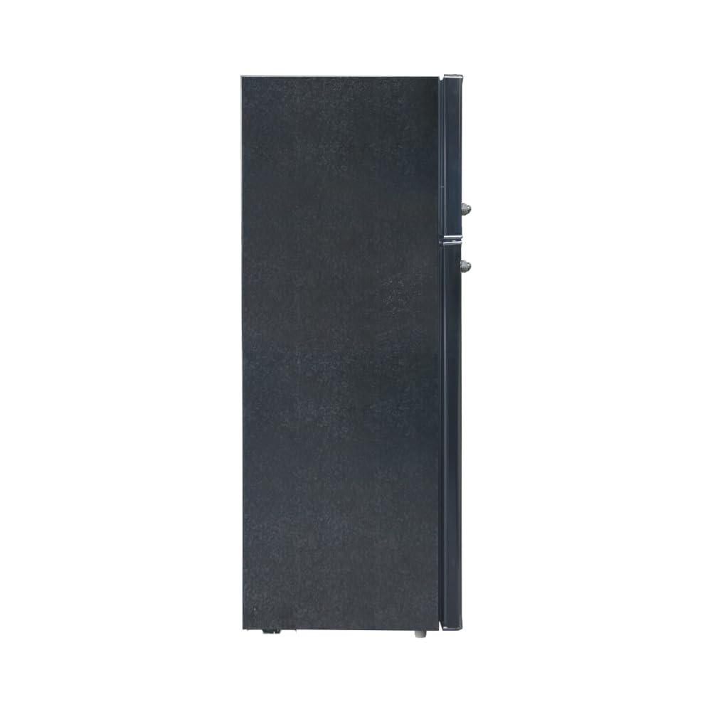 HAMILTON BEACH 2 Door Apartment Size Refrigerator with Freezer, 7.5 cu. ft, Retro Black