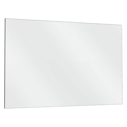 Fab Glass and Mirror Large Gym Mirror for Home Gym 48x32 - Full Length HD Tempered Glass Wall Panel - Professional Workout Display with Safety Backing - 1/4 Inch Commercial Grade