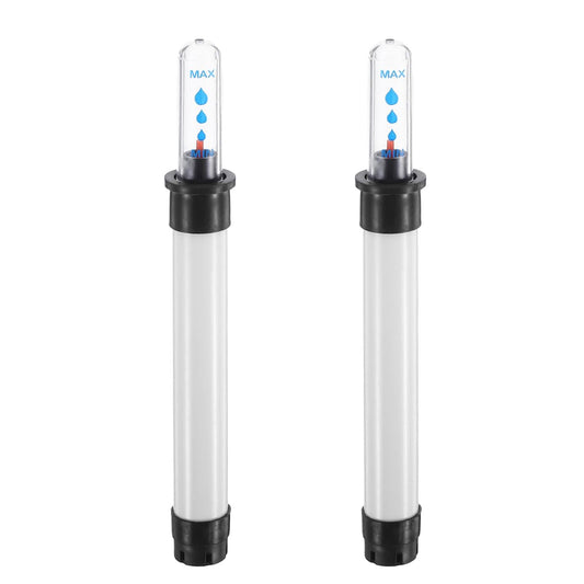 NOLITOY 2pcs Water Level Gauge Plant Moisture Shortage Reminder Flower Pot Indicator Indoor Outdoor Garden Houseplant Self Watering Planter Buoy Float Sensor White Plastic 6.48 Inches Care Monitor