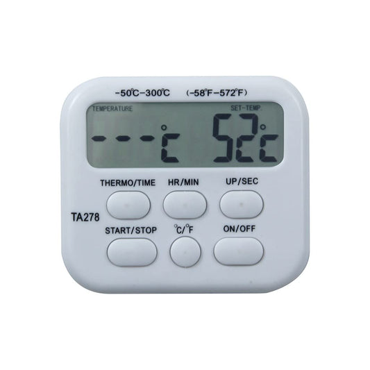 BERHUTJ Digital Kitchen Thermometer Stainless Steel Probe Meat BBQ Food Temperature Barbecue Cooking Tools