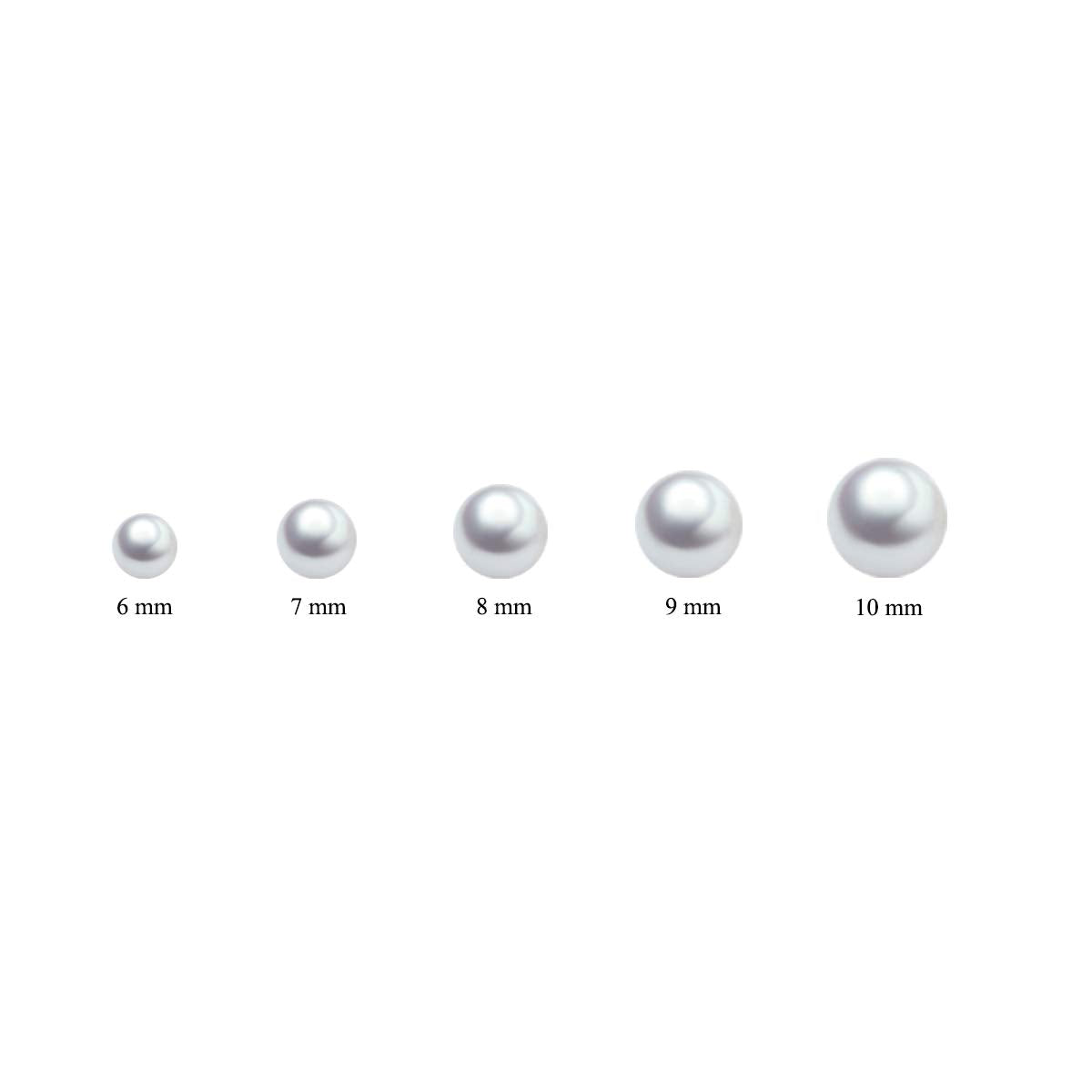 POPLYKE AAAA Single Pearl Choker Sterling Silver Necklace for Women 7-8mm Freshwater Cultured Pearls Wedding Bridesmaids Anniversary 14 16 18 inch (silver-single pearl necklace 18‘’)