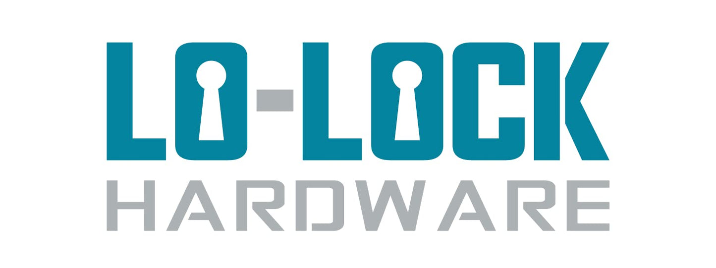 LO-LOCK HARDWARE Commercial Lever Door Lock - Heavy-Duty Locking Door Handle, ADA Door Handles, Cylindrical Lever Lock, Non-Handed Grade 2 Industrial Door Handle, 26D Satin Chrome, Privacy/Bathroom