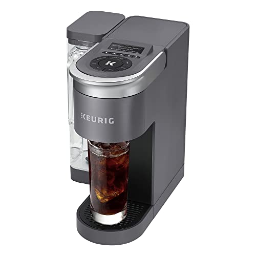Keurig K-Supreme SMART Single Serve Coffee Maker With Wifi Compatibility, 4 Brew Sizes, And 66oz Removable Reservoir, Compatible with Alexa, Gray