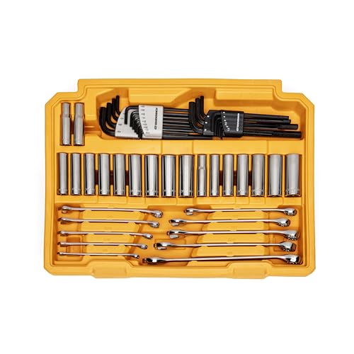GEARWRENCH Mechanics Tool Set in 3 Drawer Storage Box, 232 Pc, 1/4 in and 3/8 in Drive, Metric/SAE | GW72LLCBMTS
