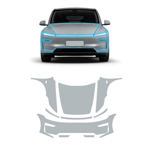 for 2025-2026 ModelYJuniper Body 8.5MIL TPU PPF Transparent Front Bumper Cover Fender Head Part HD Scratch External Accessories (Transparent) pre-Cut Paint Protective Film