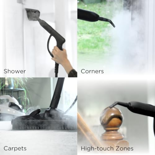 Ewbank 1800W Steam Cleaner, with attachments, Carpets, Tile, Floors, car, Upholstery, Bathroom, Kitchen, Windows, Grout