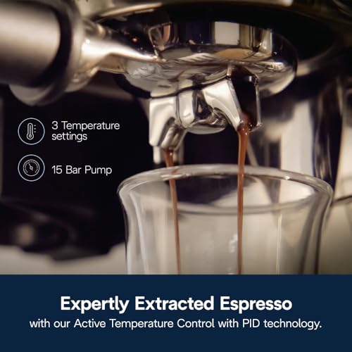 De'Longhi La Specialista Touch Espresso Machine with Grinder & Milk Frother – Cold Brew & Iced Coffee Maker, Burr Grinder, 10 Drink Presets, Compact Bean to Cup, Award-Winning Italian Design