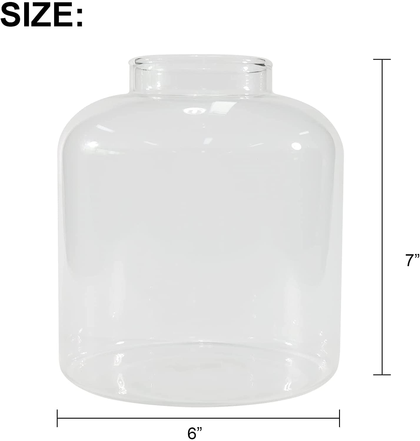 Yangbaga Large Glass Terrarium Succulent Plant Terrarium House for Plant/Moss Ball/Glass Fish Tank Mini Table with Wood Base & Ball lid Office Home Decoration