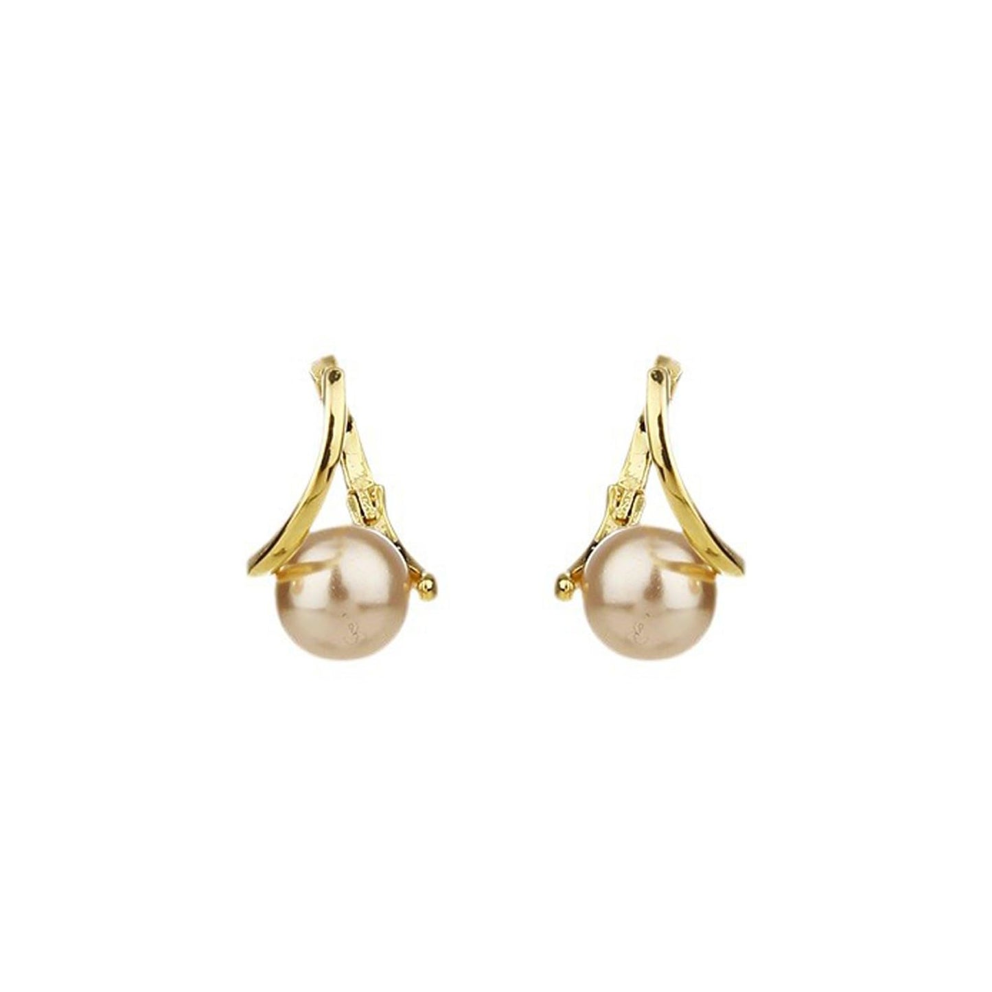 Halolux Lymphvity Germanium Earring for Women Lymphatic Drainage Earring CZ Zircon Acupressure Earrings Atheniz Lymphatic Earrings Dainty Jewelry Gifts (Champagne)