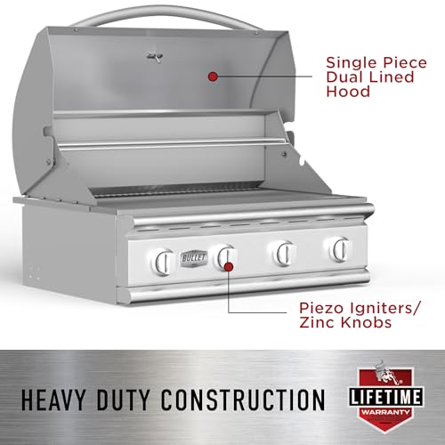Bull Angus 30-Inch Built-In Grill (BG-47629), Natural Gas